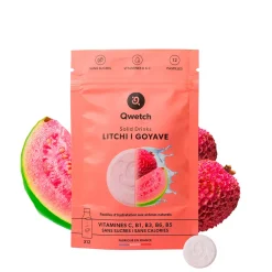 12 pastilles d'hydratation Solid drink litchi et goyave vitamines C et B