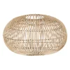 Abat-jour pour suspension en fer et rotin naturel d40cm - Brasil