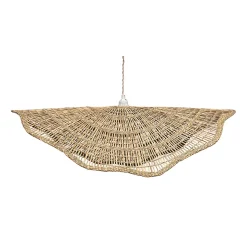 Abat-jour pour suspension en jonc de mer d90cm - Eleonore
