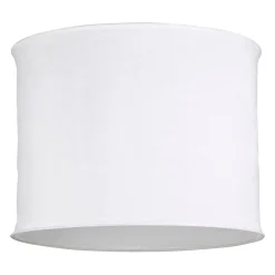 Abat-jour pour suspension en métal et lin écru d60cm - Noho