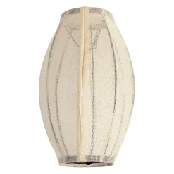 Abat-jour pour suspension en fer et coton écru d25cm - Egnima