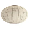 Abat-jour pour suspension en fer et coton écru d45cm - Enigma