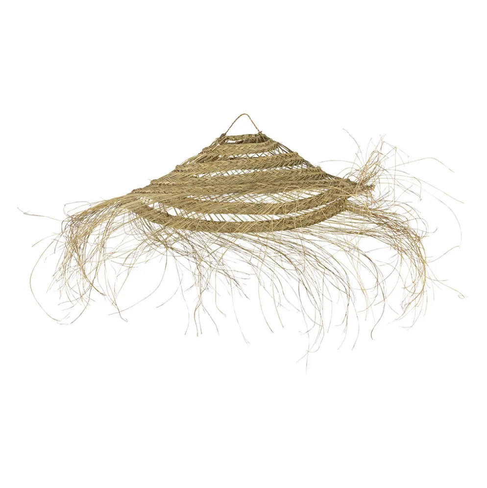 Abat-jour pour suspension en osier naturel d70cm