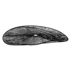 Abat-jour pour suspension en fer noir d80cm - Organic