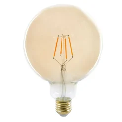 Ampoule LED globe XL filament ambre E27 4W