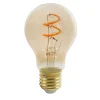 Ampoule LED poire filament spirale ambré E27 3.5W