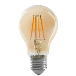 Ampoule LED poire filament ambrée E27 4W