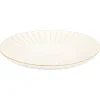 Assiette à dessert en céramique beige d21cm - Vlora