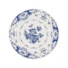 Assiette à dessert en faïence bleu d21cm - Clothilde