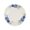 Assiette à dessert en faïence bleu d19cm - Blandine