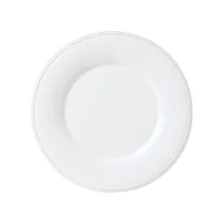 Assiette à dessert en faïence blanche d23.5cm - constance