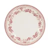 Assiette à dessert en faïence bordeaux d20.5cm - faustine