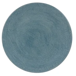 Assiette à dessert en gres bleu d21cm - vesuvio