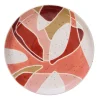 Assiette à dessert en grès terracotta d21cm - Elena