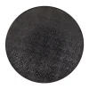 Assiette à dessert en grès noir d20.5cm - Vesuvio