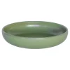 Assiette calotte en gres amande d22cm - Uno