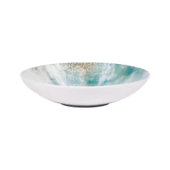Assiette calotte en grès bleu d22cm - Islande