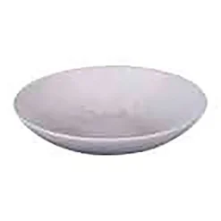 Assiette calotte en grès crème d22cm - Onyx