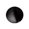 Assiette calotte en grès noir et blanc d19cm - Kyle