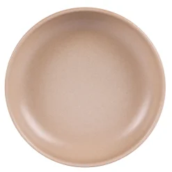 Assiette calotte en grès sable d22cm - uno