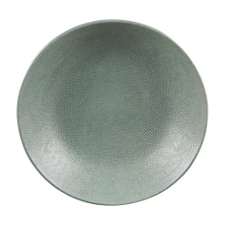 Assiette calotte en grès sauge d25cm - Vesuvio