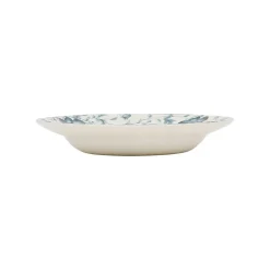Assiette creuse en faïence bleu d23cm - Margaux