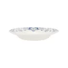 Assiette creuse en faïence bleu d23cm - Clothilde