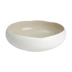 Assiette creuse en grès lin d22cm - Oslo