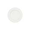 Assiette décorative blanc et or d33cm - Mila