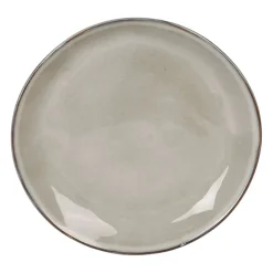Assiette dessert en grès vert d20 cm - Nori