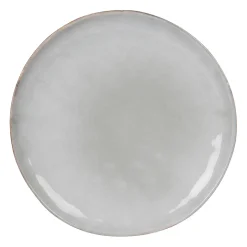 Assiette plate d28cm en grès vert - Nori