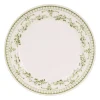 Assiette plate en faïence vert d26cm - Faustine