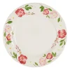 Assiette plate en faïence rose d27cm - Blandine