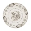 Assiette plate en faïence gris d26cm - clothilde
