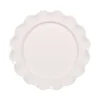 Assiette plate en grès beige d27cm - Agra