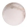 Assiette plate en grès blanc d27cm - mojave