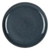 Assiette plate en grès bleu d26cm - Carla
