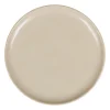 Assiette plate en grès sable d27cm - Ingrid