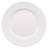 Assiette plate en porcelaine blanc d27cm - Lina