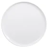 Assiette plate en porcelaine blanc d26.5cm - selena