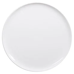 Assiette plate en porcelaine blanc d26.5cm - selena