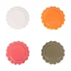 Assiettes à pain x4 en grès multicolore d15cm - Agra