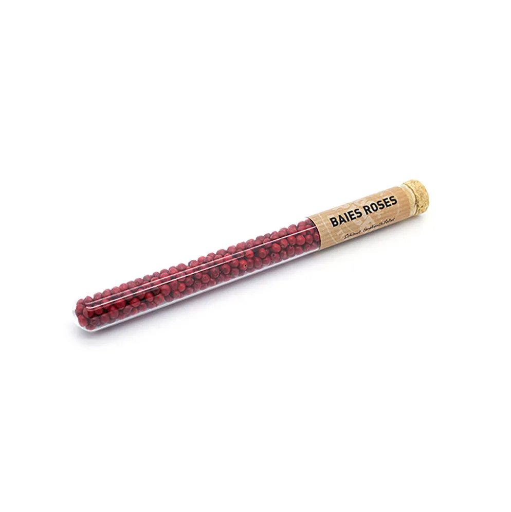 Baies roses entières en tube 10g