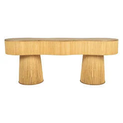 Banc en bambou et sapin naturel - Saori