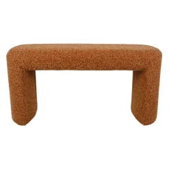 Banc en tissu terracotta - Tessia