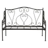 Banquette 2 places en fer forge brun - Volute