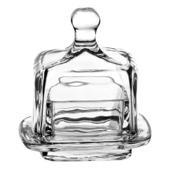 Beurrier carré en verre