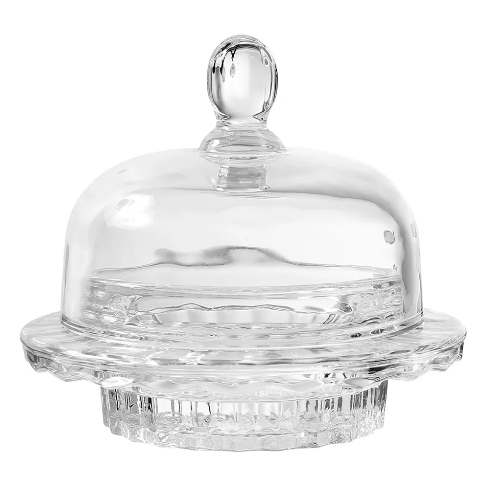 Beurrier rond en verre -mystre