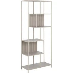 Bibliothèque en acier gris h185cm - Seaford