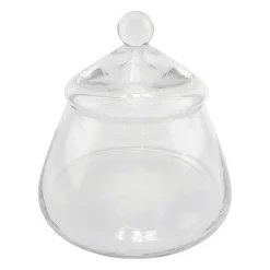 Bocal en verre avec couvercle d21cm - Angele